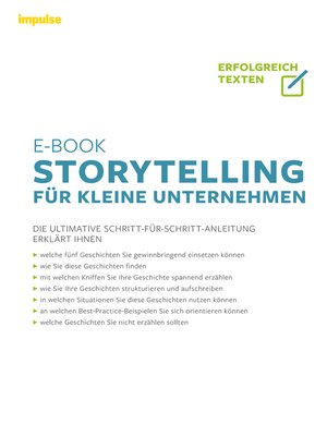 cover image of Storytelling für kleine Unternehmen